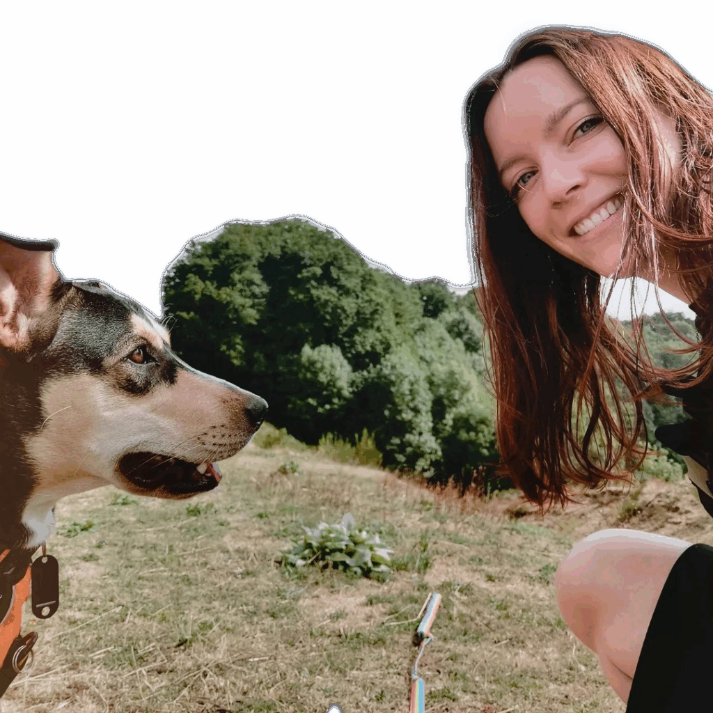 Mon chien Twiggy et moi